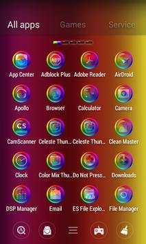 Color Mix GO Launcher Theme screenshot 6