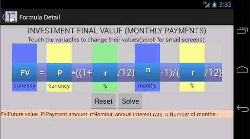 Finance Formulas screenshot 3
