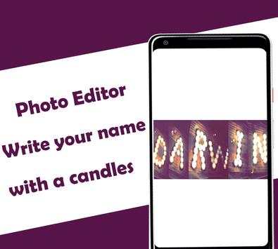 Write your name with a candles screenshot 1