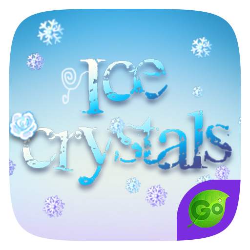 Ice Crystals GO Keyboard Theme 4.5