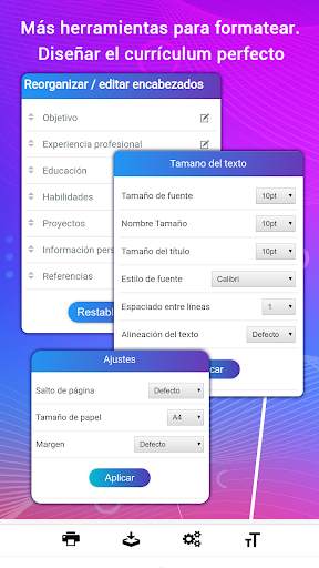 Currículum vítae Crear CV PDF screenshot 5