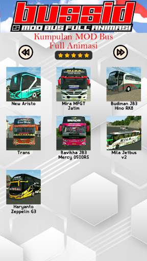 Bussid 5 Mod Bus Full Animasi screenshot 4