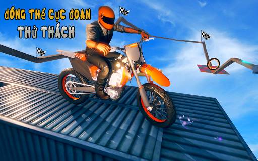Con dốc Xe đạp Trò chơi đua xe bất khả thi screenshot 4