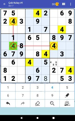 Sudoku - Klasik bulmaca oyunu screenshot 11