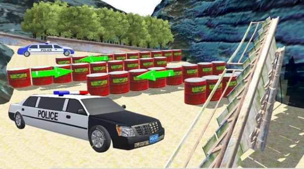 Limo Police Car Driving Ofrod screenshot 3