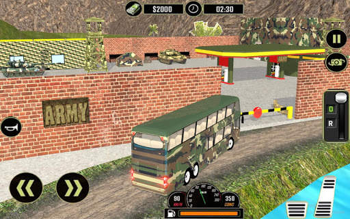 Off Road Army Bus Driving:Soldier Transport Duty screenshot 12