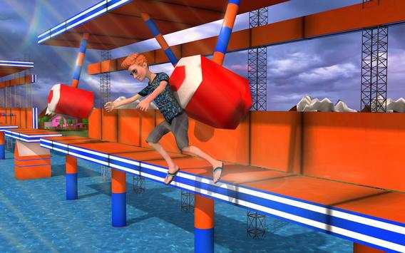 Stuntman Run - Water Park 3D screenshot 1