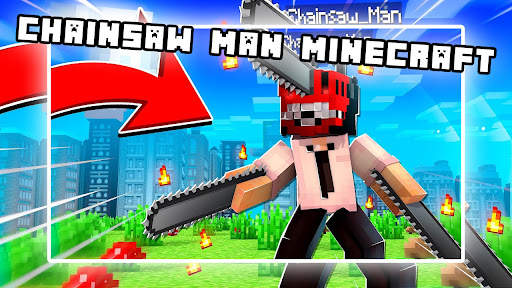 Mod Chainsaw Man for Minecraft screenshot 1