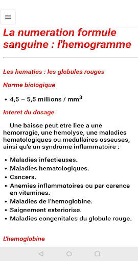 Examens Biologiques screenshot 5
