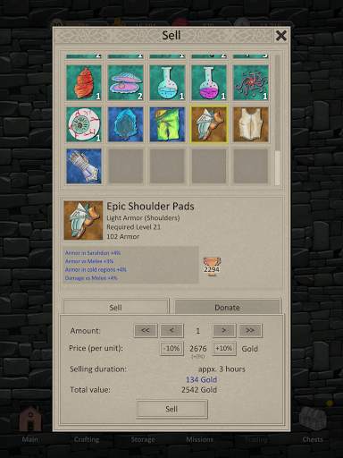 Heroes and Merchants RPG screenshot 14