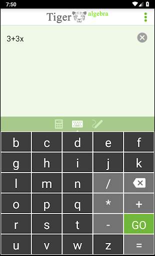 Tiger — Algebra & Maths Solver with Solution скриншот 2