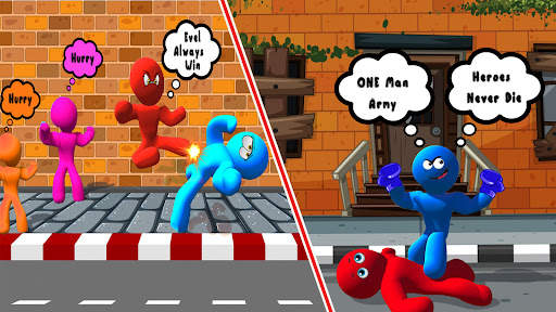 Street Stickman Boxing Kung Fu screenshot 2