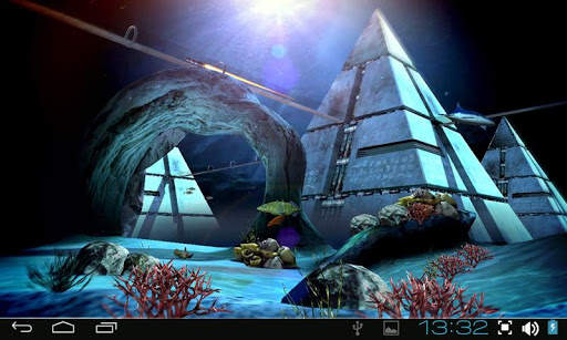Atlantis 3D Free lwp screenshot 6