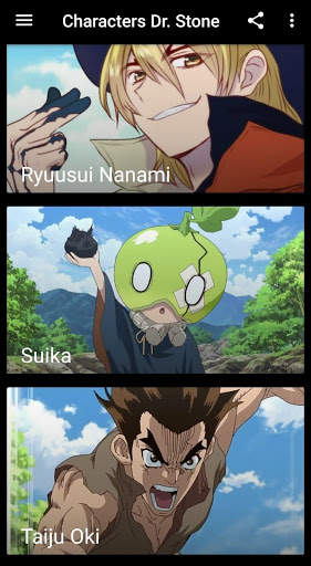 Characters Dr Stone Wallpapers screenshot 3