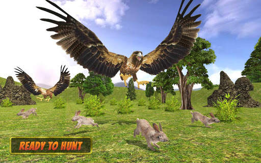 Eagle Simulators 3D Bird Game स्क्रीनशॉट 1