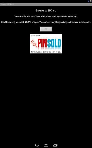 SaveAs to SDCard (Free) screenshot 4