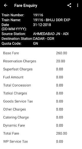 Indian Rail Enquiry (No Ads) screenshot 6