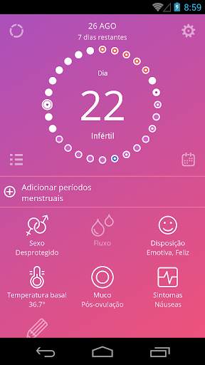 Ovu - Calendário Menstrual screenshot 1