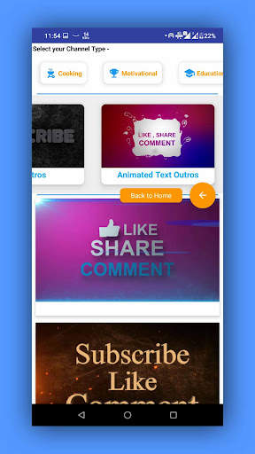 Outro Maker for Youtubers screenshot 2