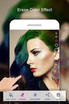 Hair Color Changer 4 تصوير الشاشة