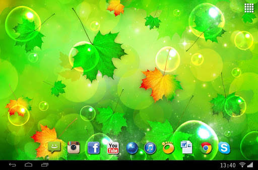 Leaves Live Wallpaper 2019 screenshot 4