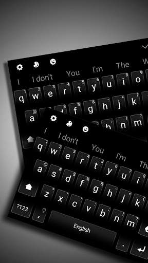 Classic Business Black White Keyboard Theme screenshot 1