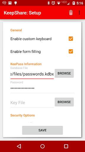KeepShare Lite for KeePass screenshot 3
