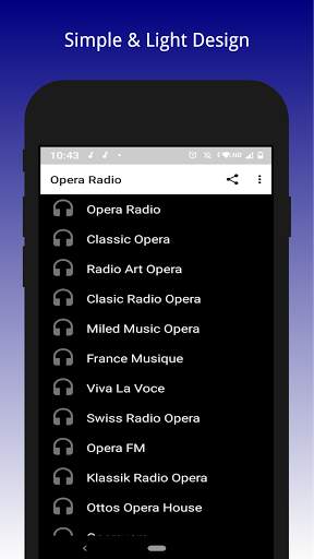 Opera Radio 📻 Music Stations 🎧 screenshot 1