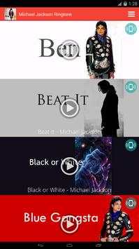 Michael Jackson Ringtone screenshot 1