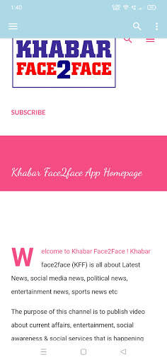 Khabar Face2face screenshot 3