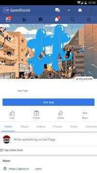 SpeedSocial for Facebook скриншот 2