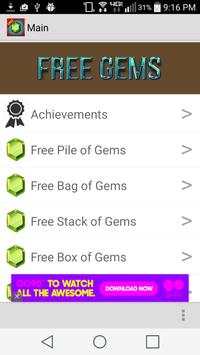 Free Gems for Clash of Clans!! screenshot 1