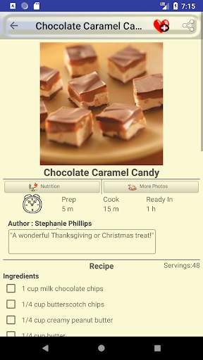 Candy Recipes screenshot 3