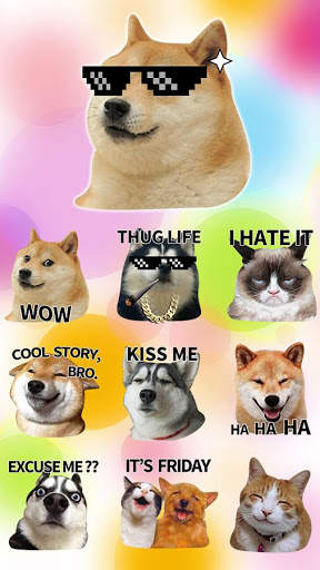 FREE-GOSMS PET FRIENDS STICKER screenshot 1