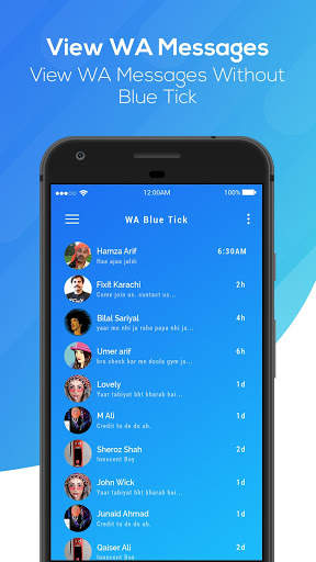 Hide Blue Ticks: No Last Seen, Offline chat for WA screenshot 1