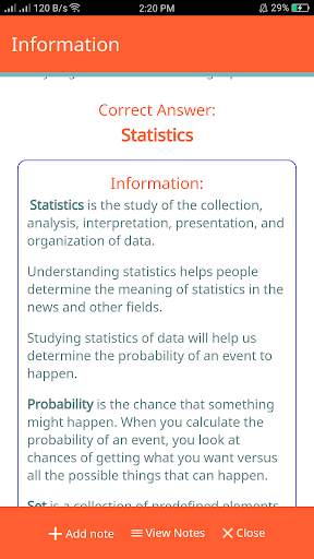 Statistics and Probability - QuexBook скриншот 8