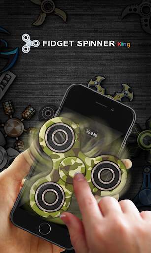 Fidget Spinner King - Stress relief screenshot 1