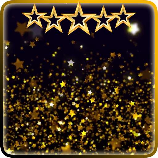 Gold Stars Live Wallpaper 5.0