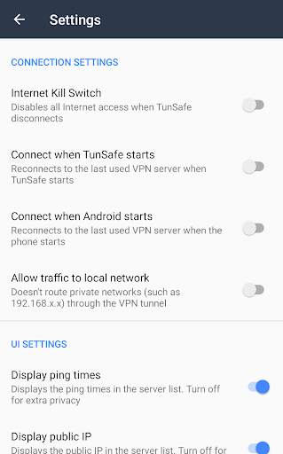 TunSafe VPN screenshot 3