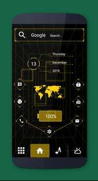 Hitech Modern Launcher - futuristic launcher screenshot 6