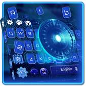 Blue Tech Keyboard Theme 10001003