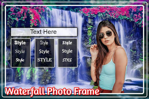 Waterfall Photo Frame : Cut Paste Editor screenshot 4