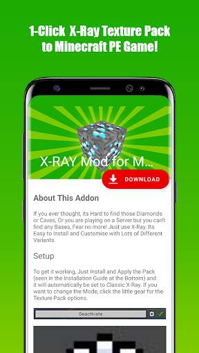X-RAY Mod for MCPE screenshot 1