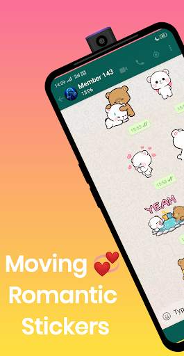 🥰 Moving Sticker - Animated Stickers for whatsapp screenshot 3