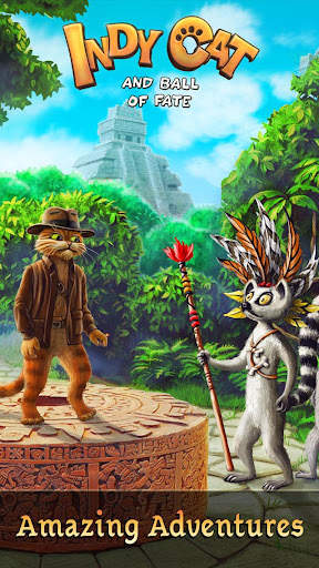 Indy Cat: Match 3 Adventure 10 تصوير الشاشة