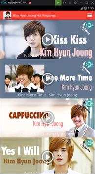 Kim Hyun Joong Hot Ringtones screenshot 1