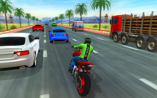 Bike rider highway racer 3d- New bike racing Games screenshot 2