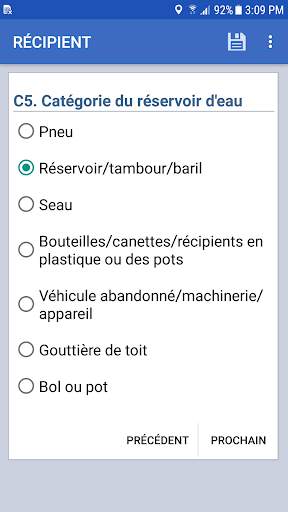 Epi Info™ Surveillance de vecteur screenshot 5