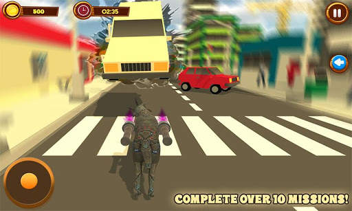Angry Robot Goat Simulator: Rampage of Europe screenshot 1