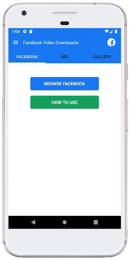 Facebook video downloader screenshot 1